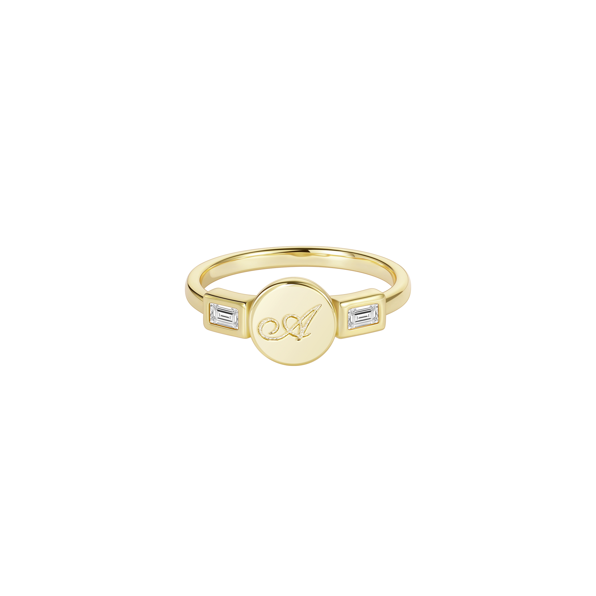 Elia Custom Solid Gold Ring