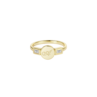 Elia Custom Solid Gold Ring