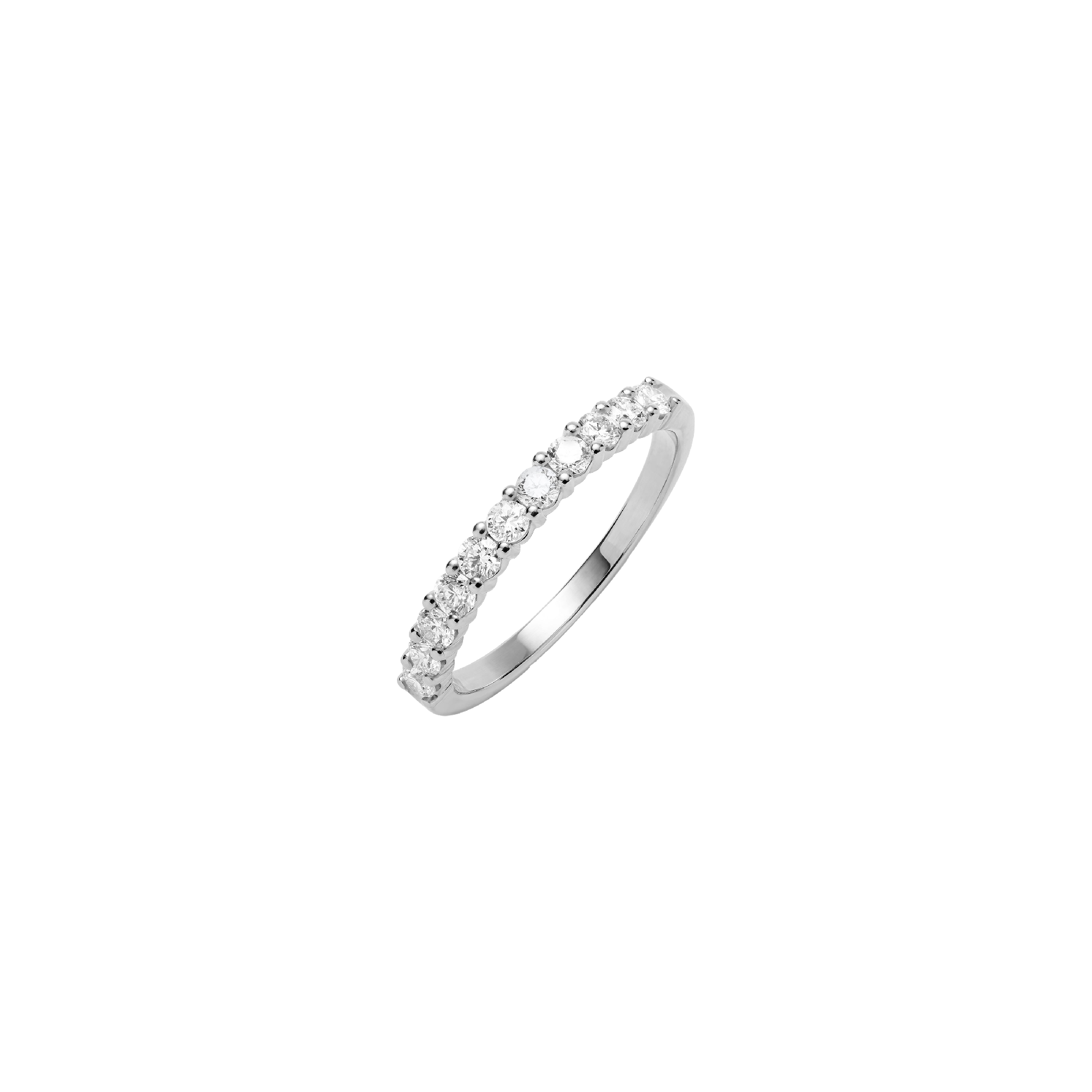 Half Round Pave Style Ring