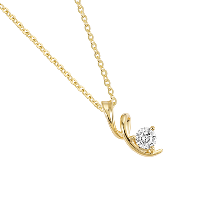 twist birthstone pendant, moissanite jewelry, gold necklace for women