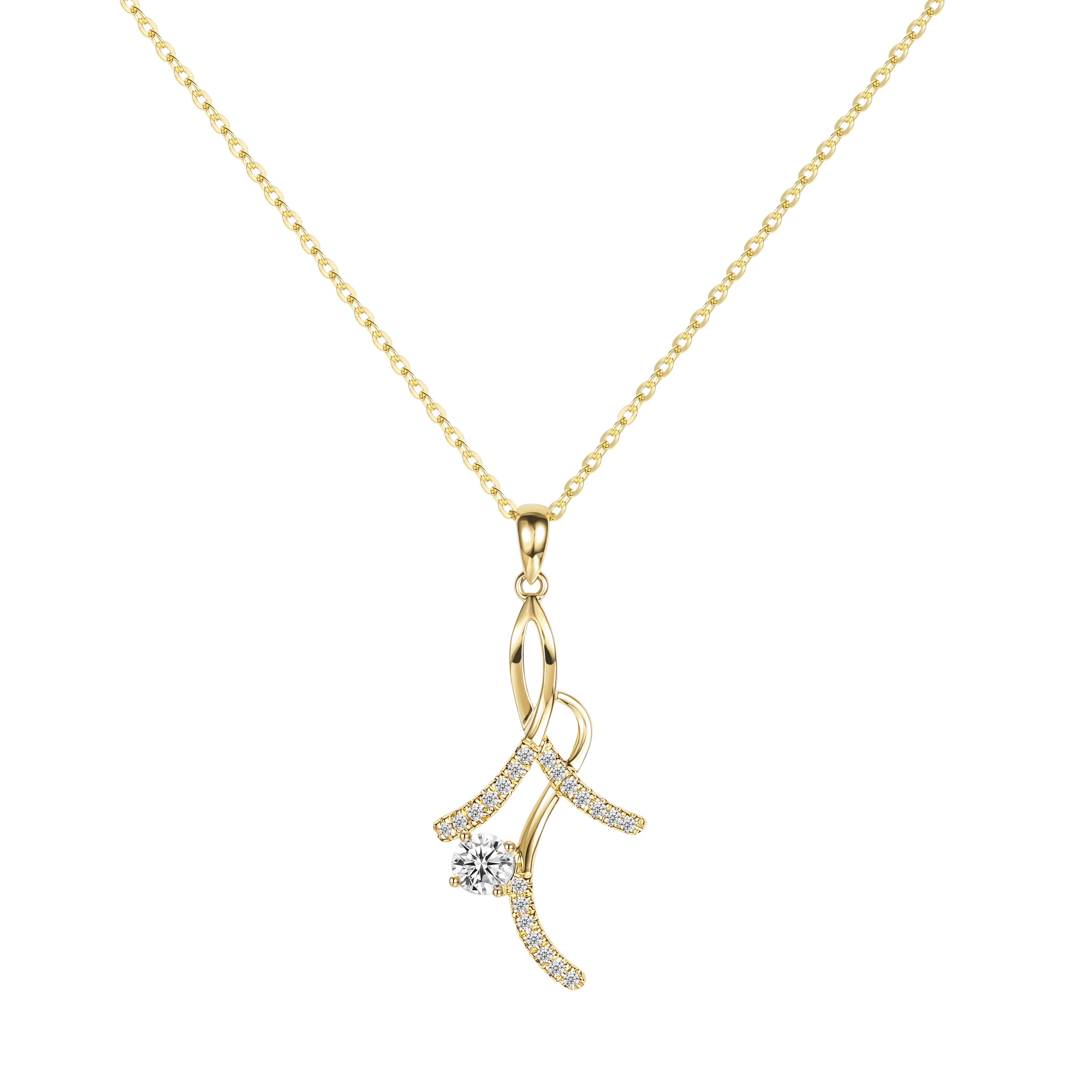 fashion pendant, gold necklace for women, designer necklace