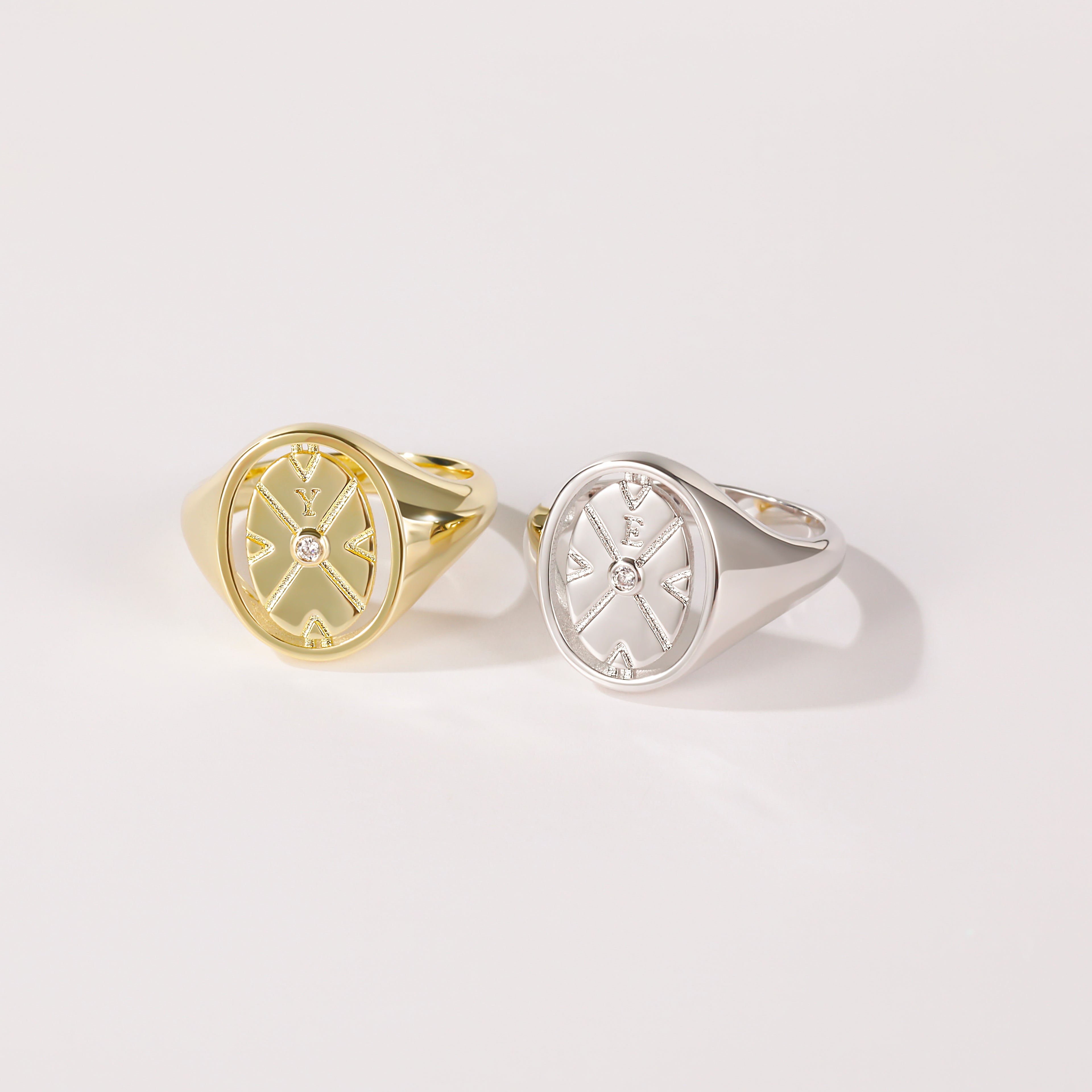 Round Signet Ring