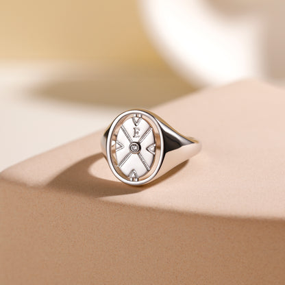 Round Signet Ring