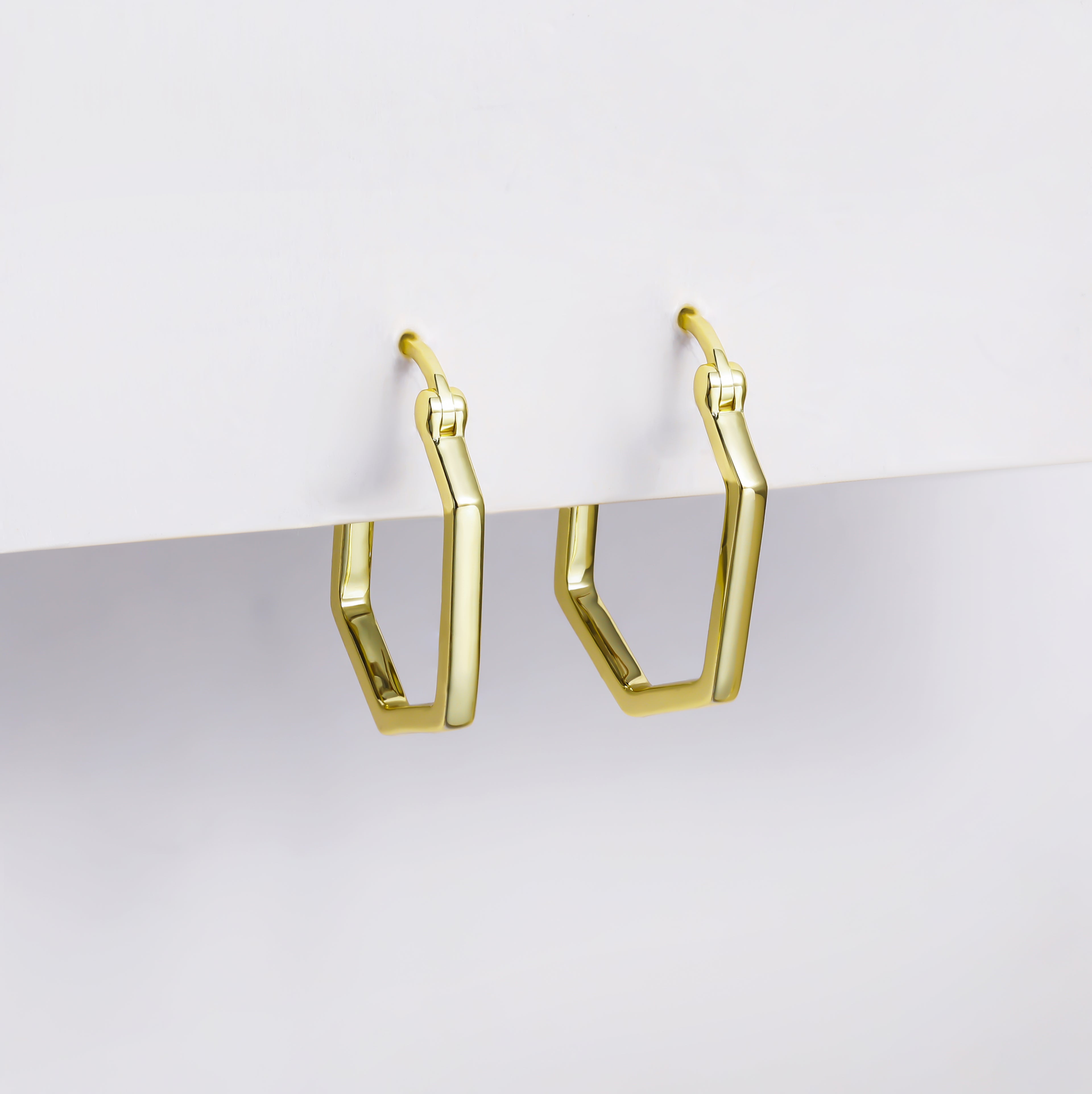 Hollow Geometry Earrings