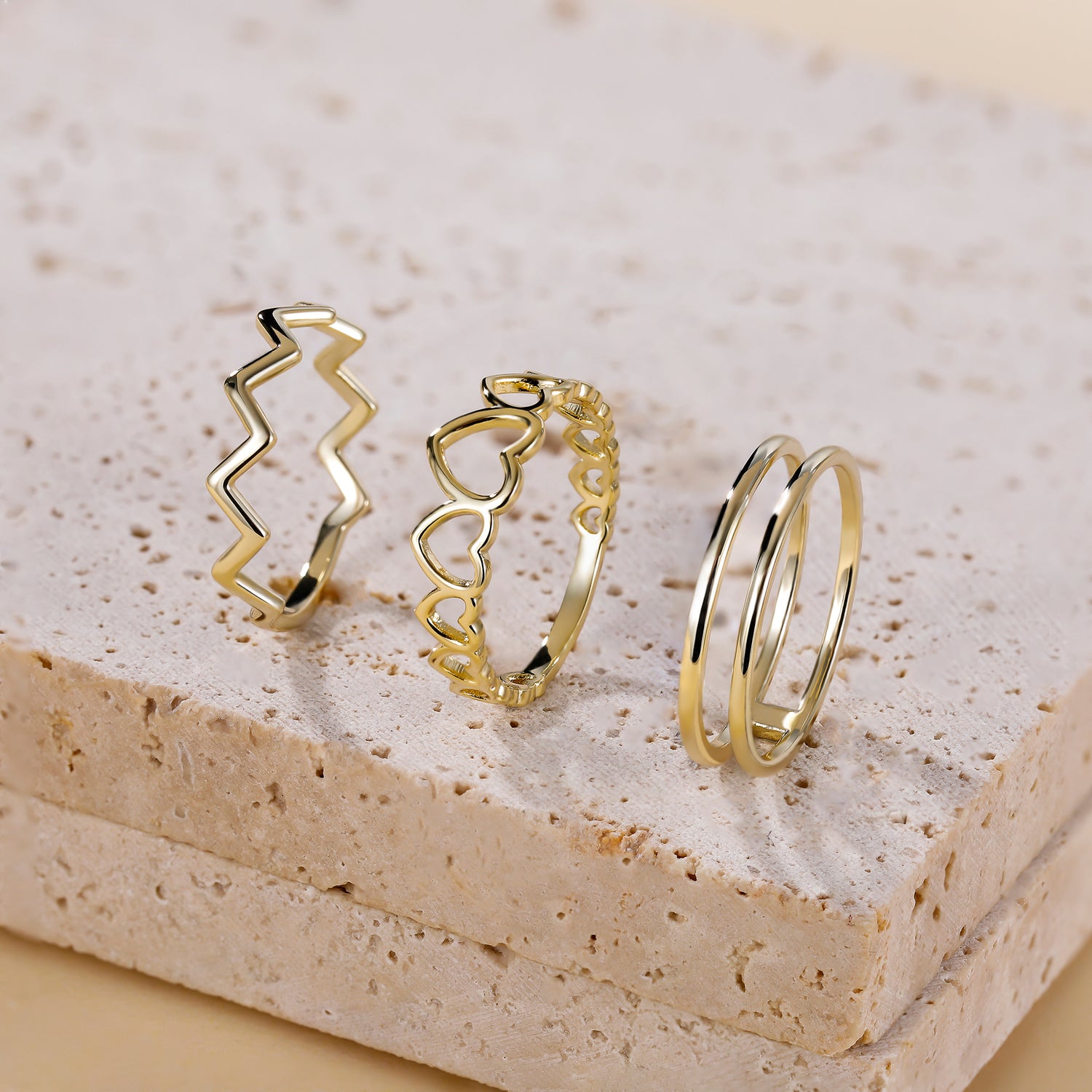 Wavy Line Ring