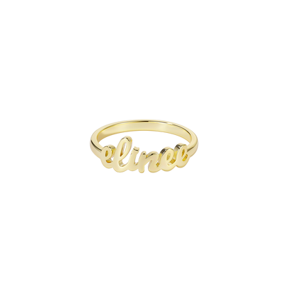 Customizable Name Ring