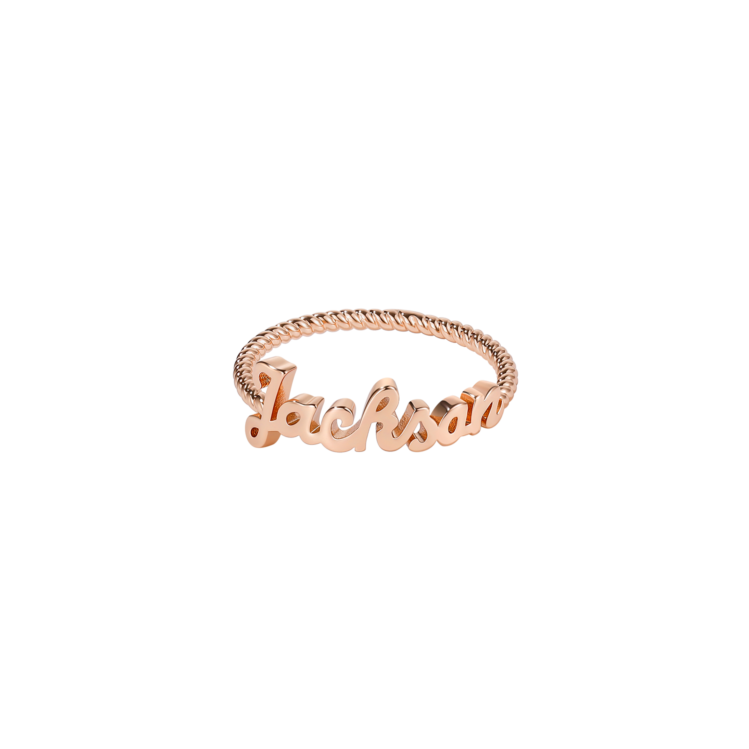 Rope Nameplate Ring