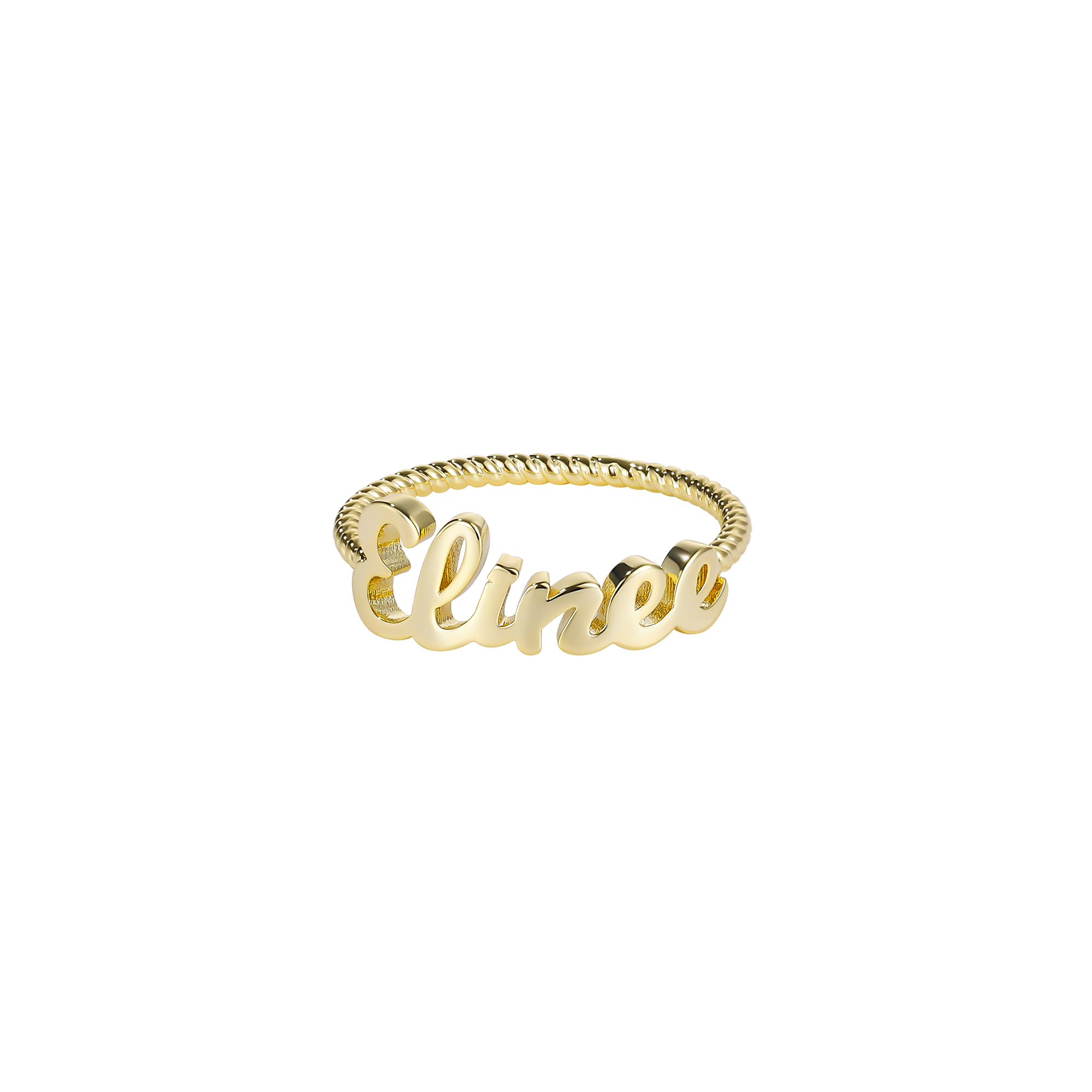 Rope Nameplate Ring