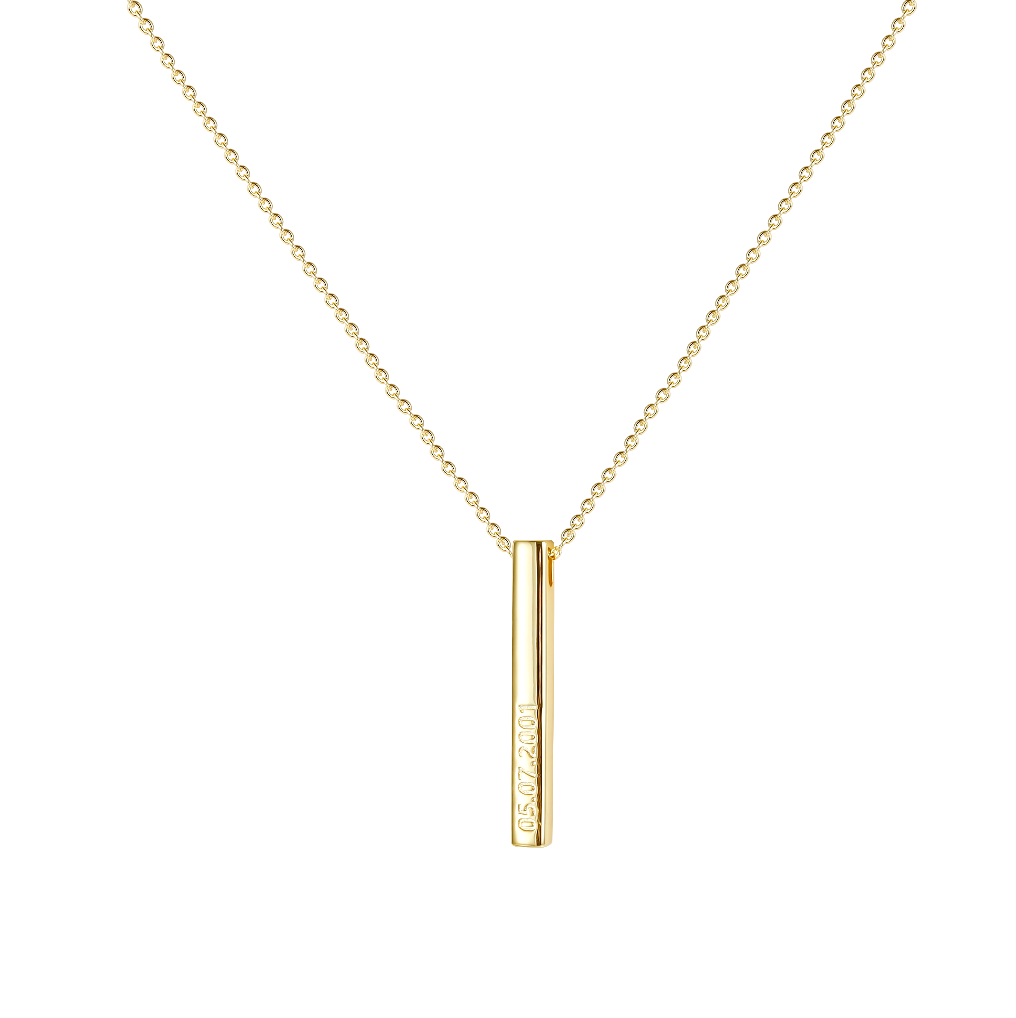 14K gold necklace for women, solid gold pendant, designer necklace