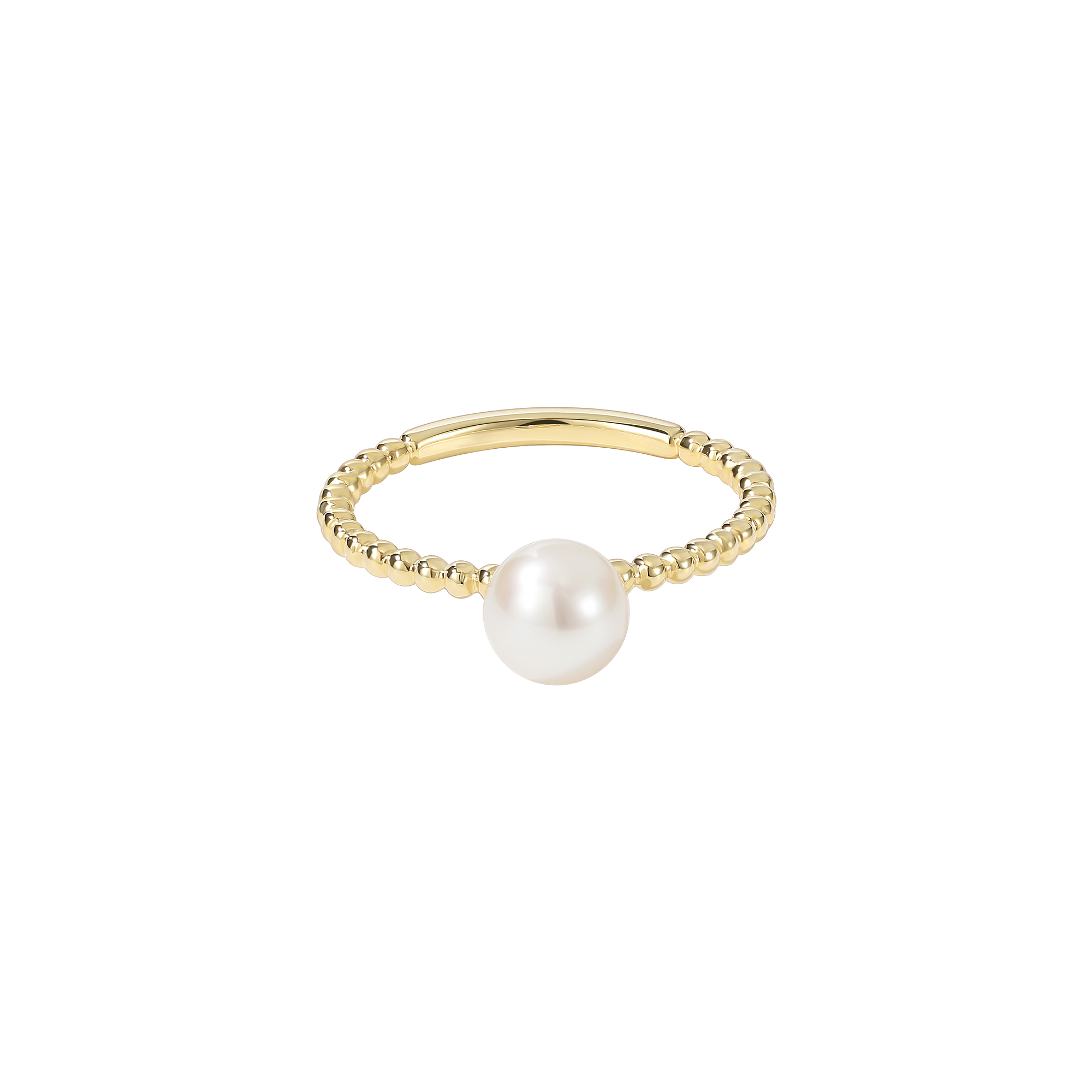 Freshwater Pearl Twisted Rope Ring