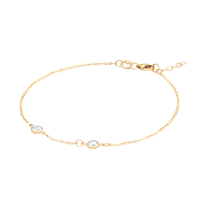 Classic 2 Birthstone Bracelet