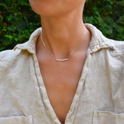 Full Cut Gemstone Necklace