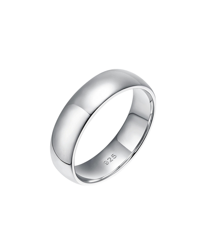 Pure Dome Wedding Ring